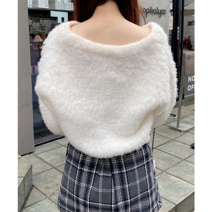 5G 2WAYショート丈カールシャギーニット | INGNI  | 詳細画像5 