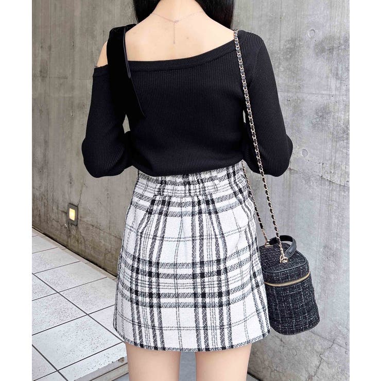 12Gリブワンショルベロアリボンニット | INGNI  | 詳細画像11 