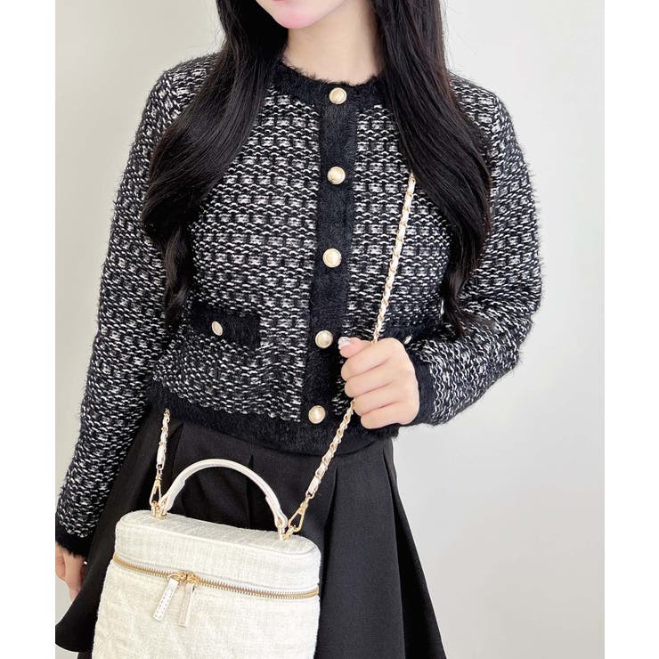 5Gフェザーツイードニットカーディガン | INGNI  | 詳細画像6 