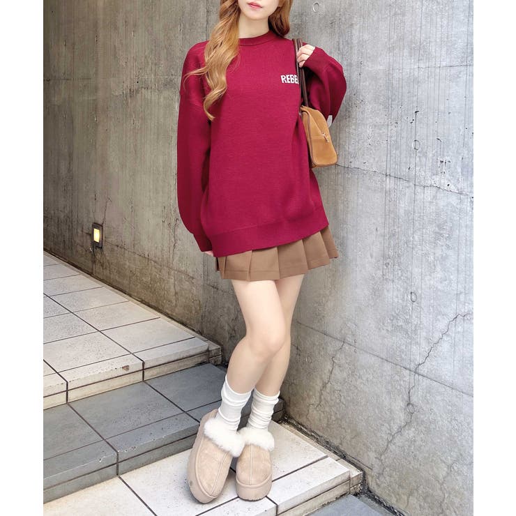 12G BackBIGロゴチュニックニット | INGNI  | 詳細画像23 