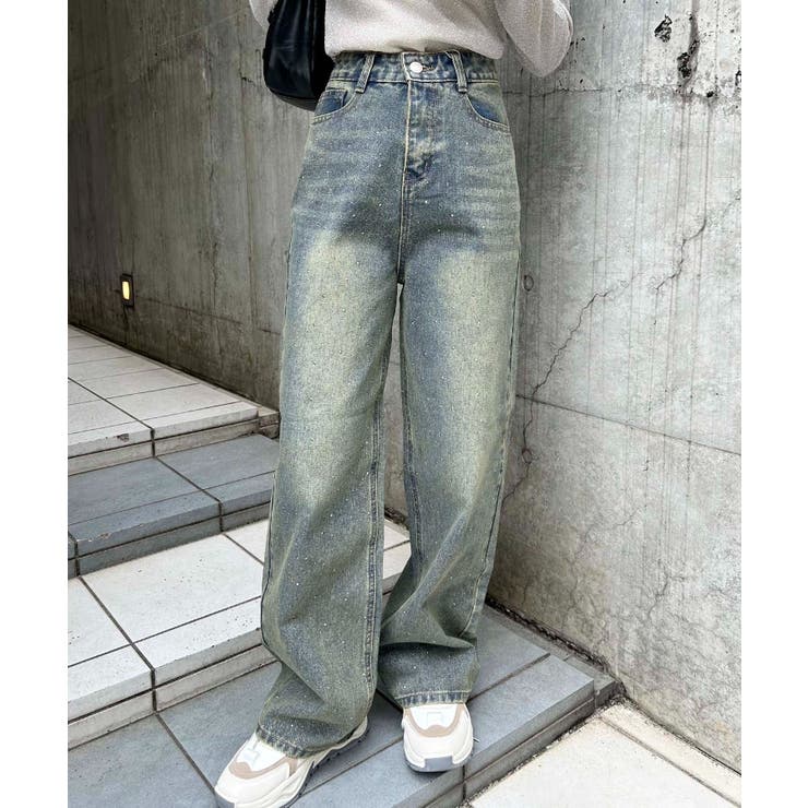 オーロララインストーン付デニムパンツ | INGNI  | 詳細画像6 