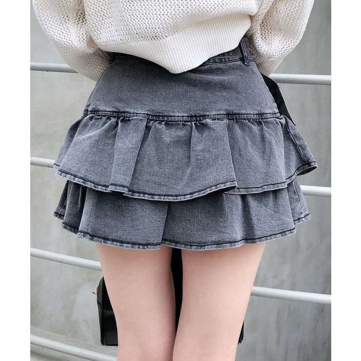 ベルト付デニムフリルミニスカパン | INGNI  | 詳細画像5 