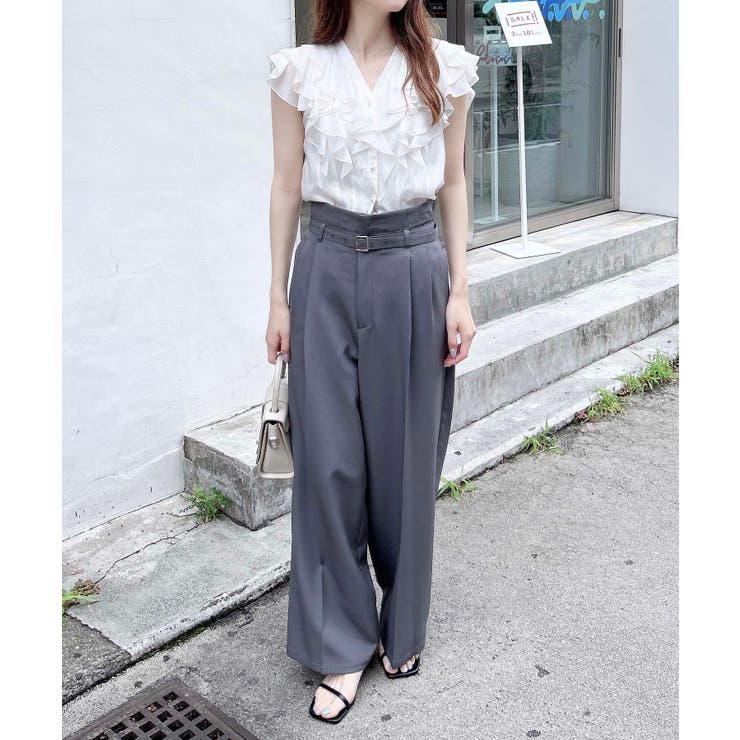 共ベルト付ワイドパンツ | INGNI  | 詳細画像10 