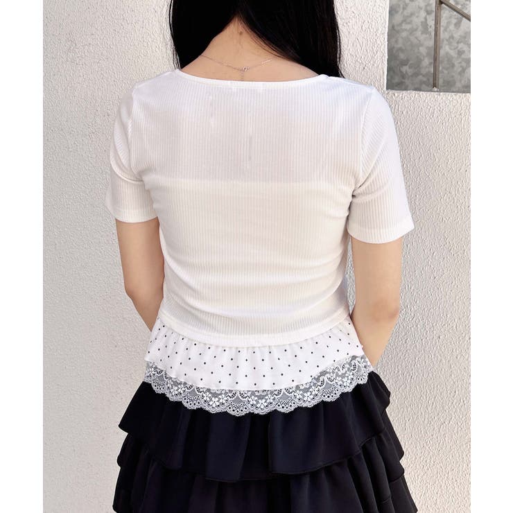 キャミドットカーデレイヤードトップス | INGNI  | 詳細画像5 