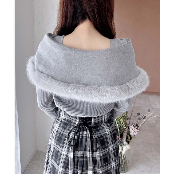 12Gファー付ケープニット | INGNI  | 詳細画像11 