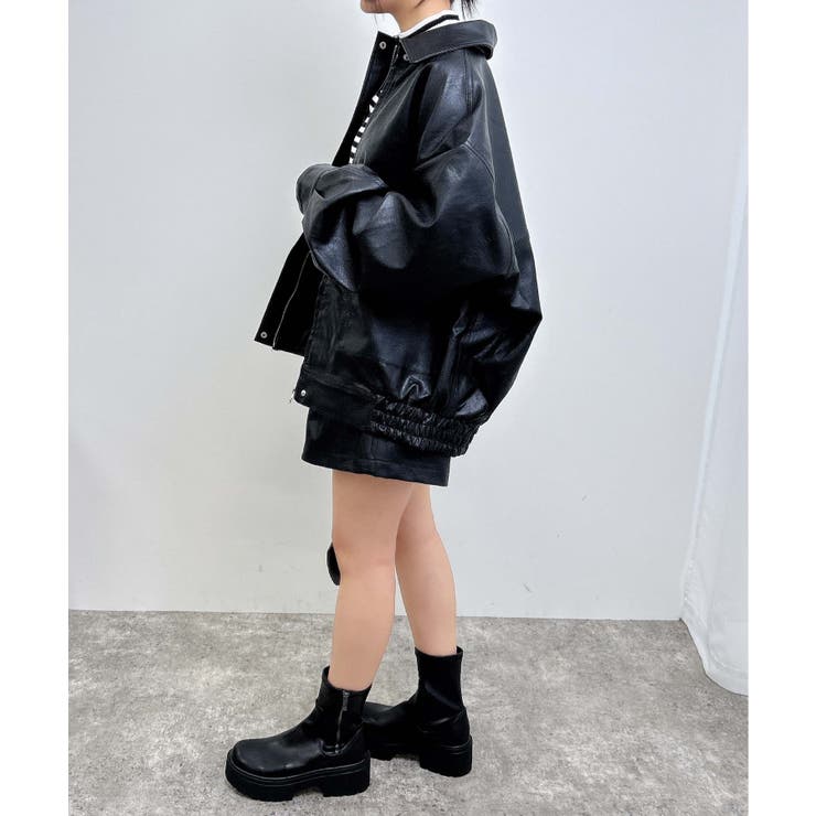 フェイクレザービッグブルゾン | INGNI  | 詳細画像11 