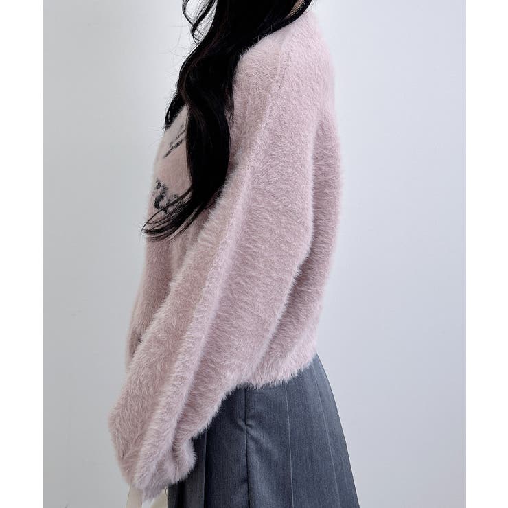 12Gショート丈フェザーロゴニット | INGNI  | 詳細画像15 