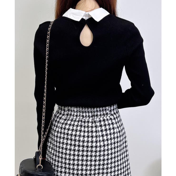 衿付ボウタイニット | INGNI  | 詳細画像12 