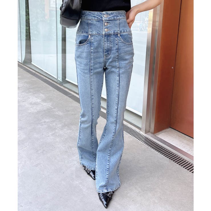 前釦フレアデニムパンツ | INGNI  | 詳細画像7 