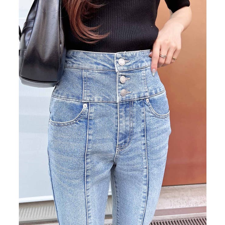 前釦フレアデニムパンツ | INGNI  | 詳細画像9 