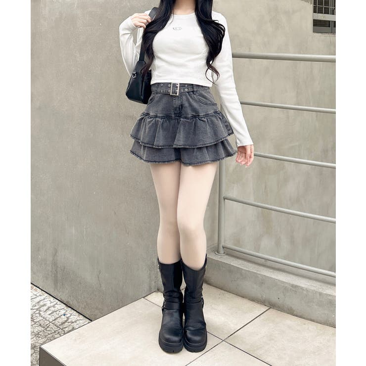 サイドレース胸ロゴロンT | INGNI  | 詳細画像12 