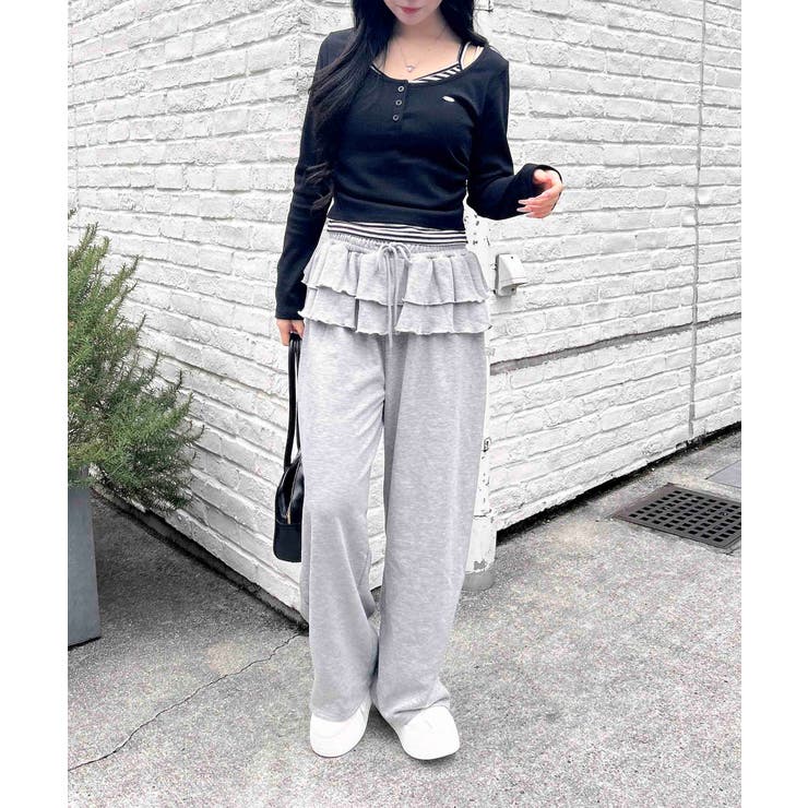 胸プレート付レイヤード風TOPs | INGNI  | 詳細画像6 