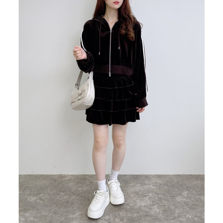 ベロアティアードスカート | INGNI  | 詳細画像12 