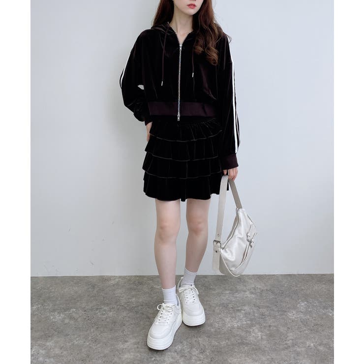 ベロアティアードスカート | INGNI  | 詳細画像13 