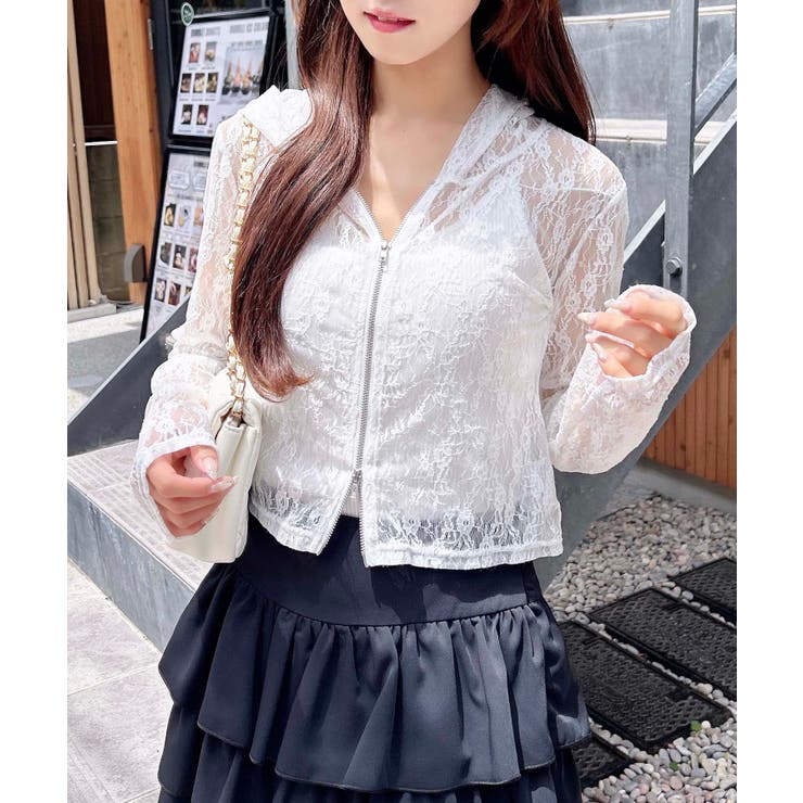 ダブルジップレースパーカー | INGNI  | 詳細画像2 