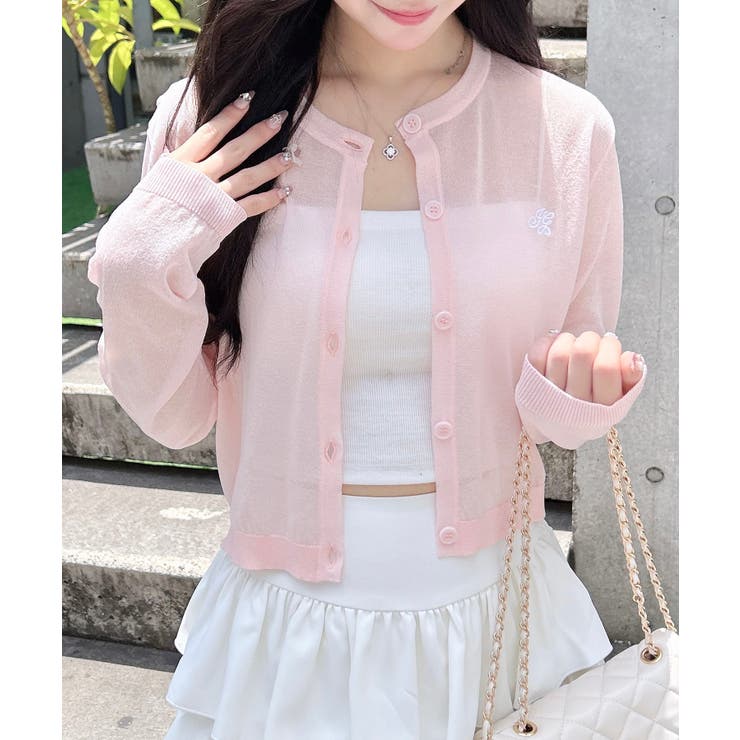 胸ロゴシアーニットカーディガン | INGNI  | 詳細画像24 