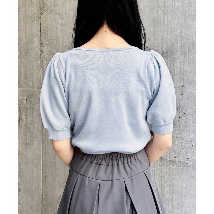 12Gビジュー飛ばしレイヤード風ニット | INGNI  | 詳細画像16 