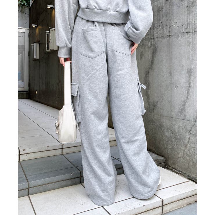 リボン付カーゴ裏毛パンツ | INGNI  | 詳細画像4 