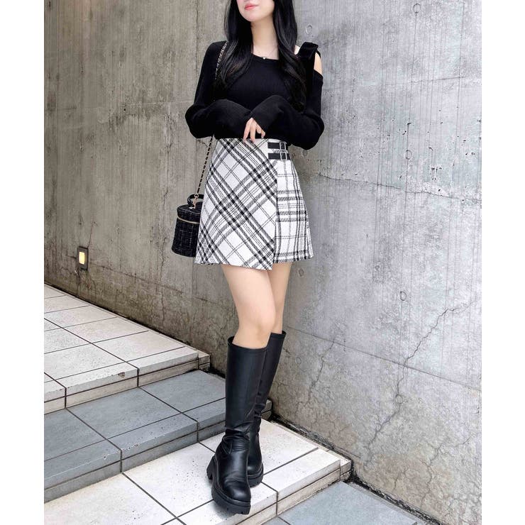 12Gリブワンショルベロアリボンニット | INGNI  | 詳細画像13 