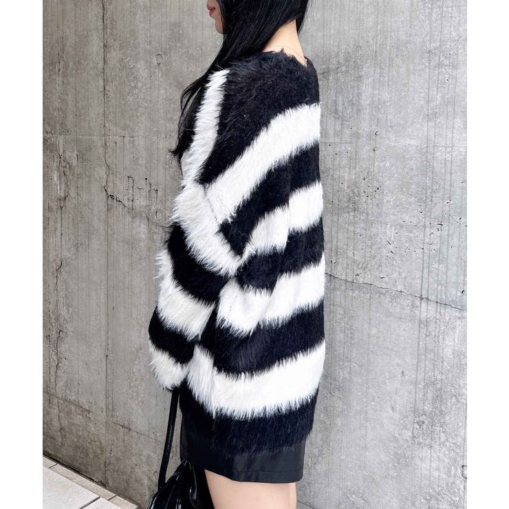 7Gフェザーボーダーチュニックニット | INGNI  | 詳細画像10 