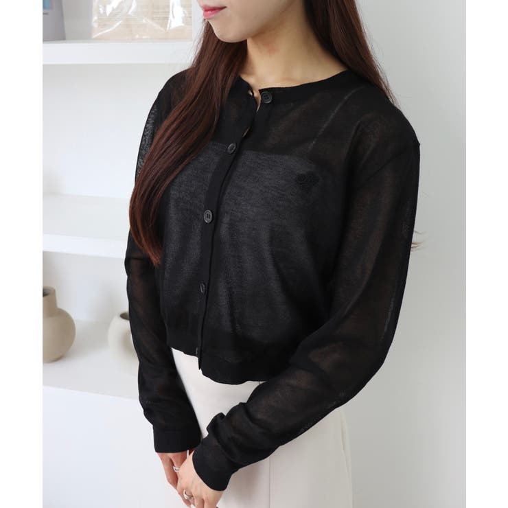 胸ロゴシアーニットカーディガン | INGNI  | 詳細画像9 