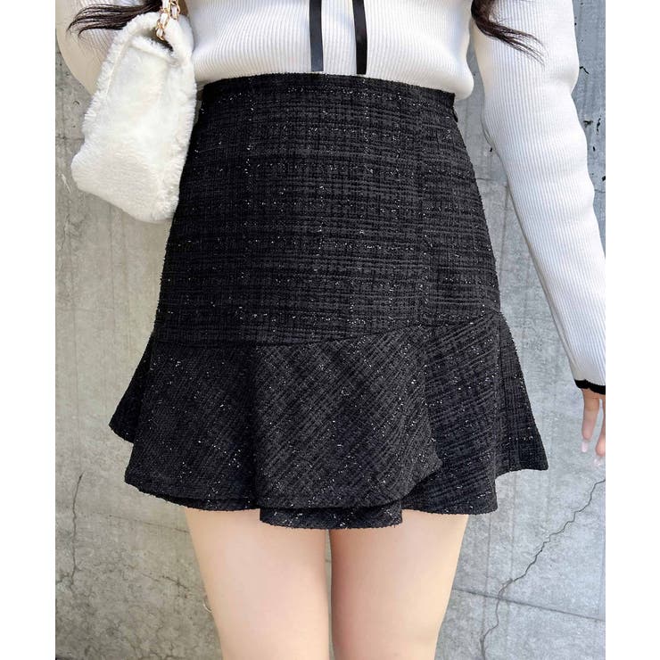 アシメヘムツイードミニスカパン | INGNI  | 詳細画像7 