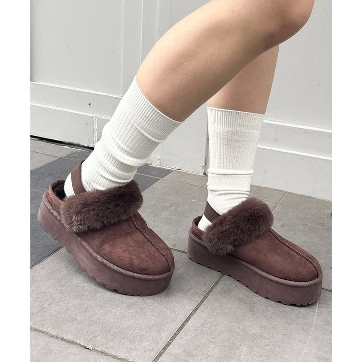 厚底ムートンサンダル | INGNI  | 詳細画像3 