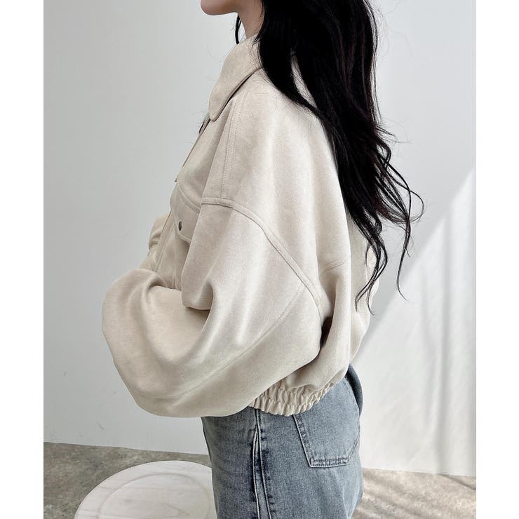 スエードジップショートブルゾン | INGNI  | 詳細画像11 