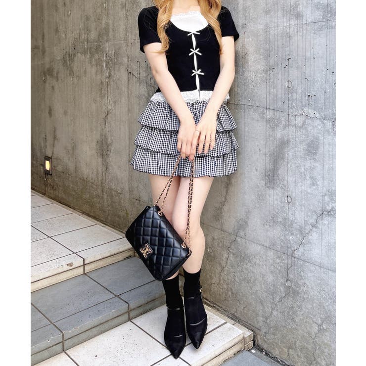 レイヤード前リボンリブTOPs | INGNI  | 詳細画像27 