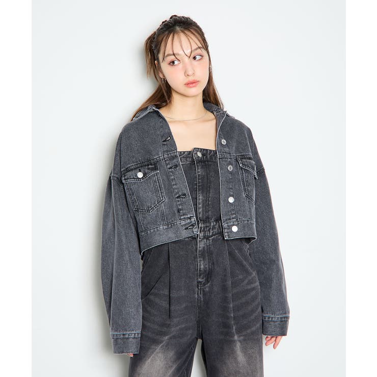 クロップド丈Gジャン | INGNI  | 詳細画像1 