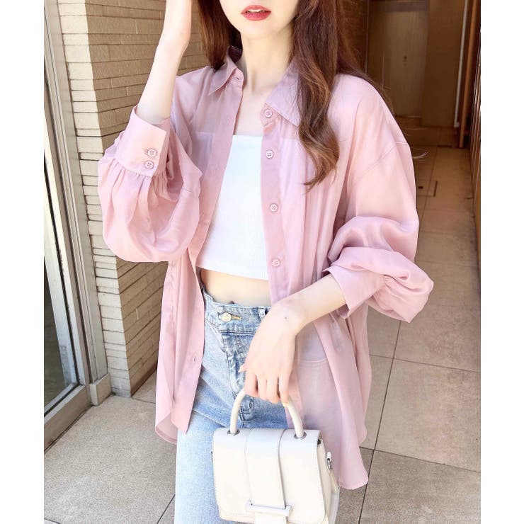 【WEB限定アイテム】シアービッグシャツ | INGNI  | 詳細画像29 