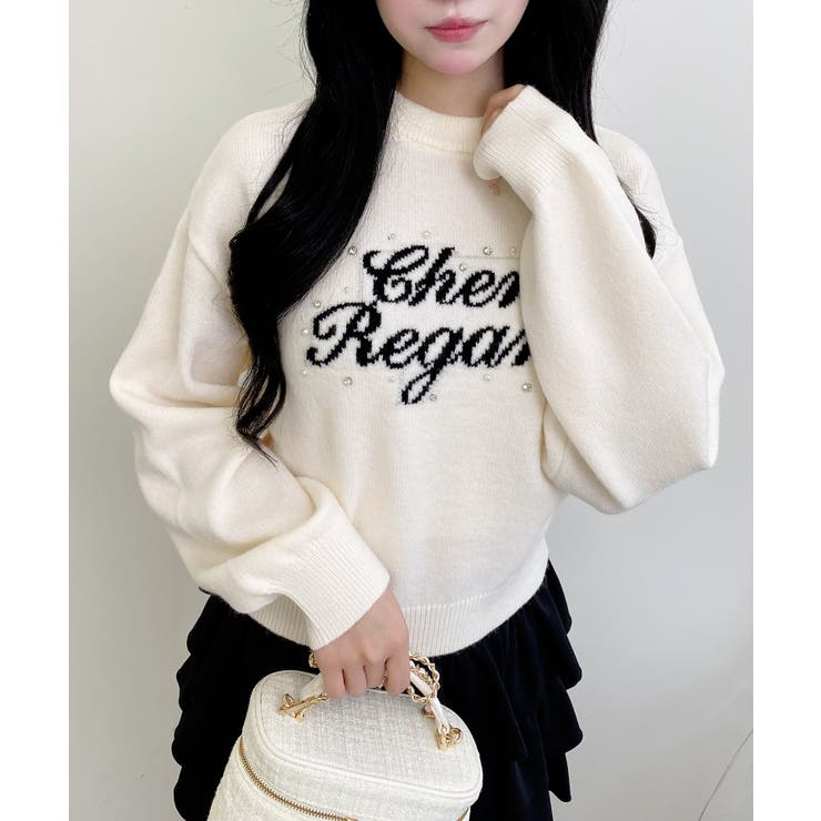 7Gパールビジュ×ロゴニット | INGNI  | 詳細画像1 