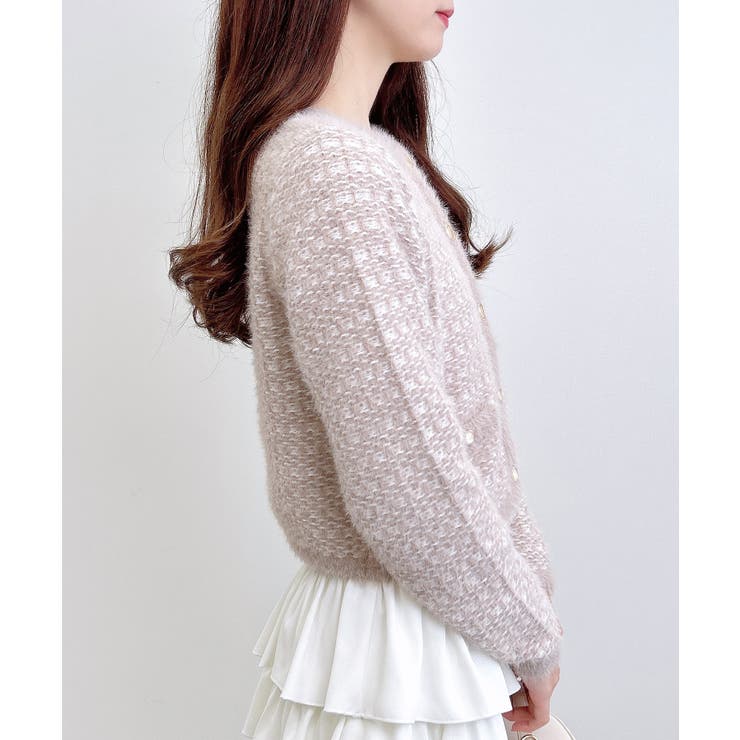 5Gフェザーツイードニットカーディガン | INGNI  | 詳細画像10 