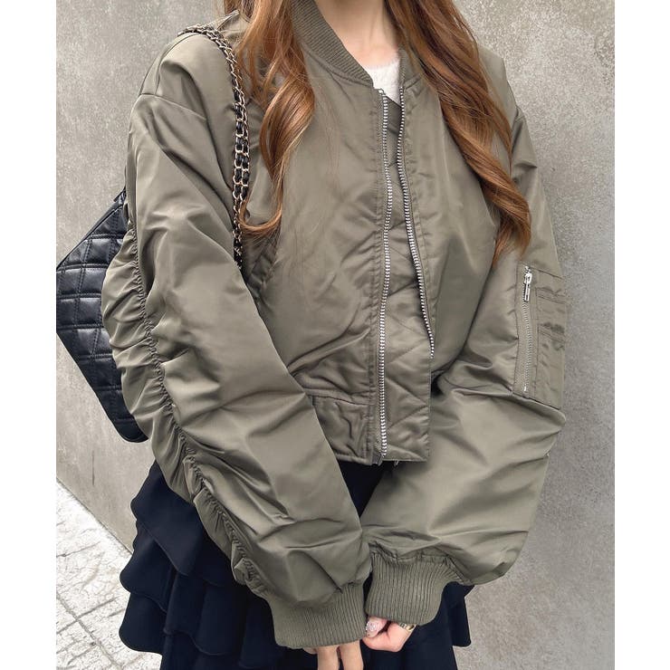 クロップド丈MA-1 | INGNI  | 詳細画像1 