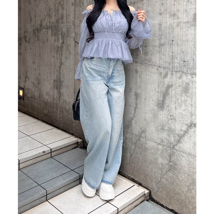 チュールオフショルブラウス | INGNI  | 詳細画像28 