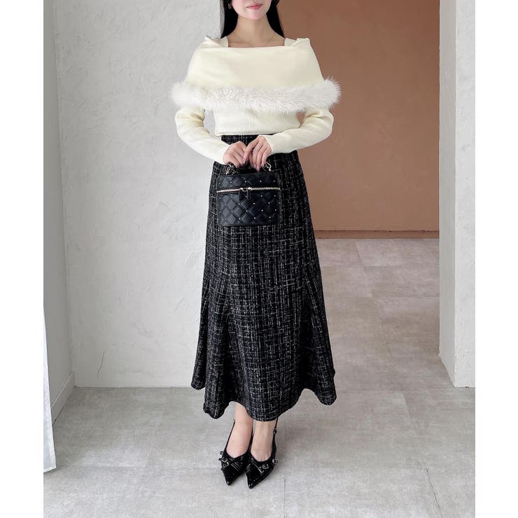 12Gファー付ケープニット | INGNI  | 詳細画像7 