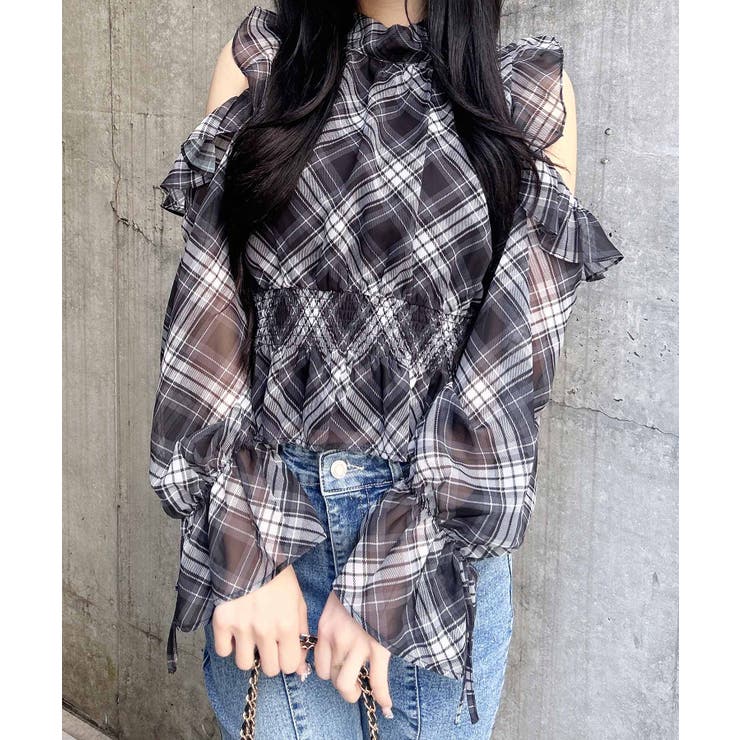 2Wayリボン肩あきフリルブラウス | INGNI  | 詳細画像4 