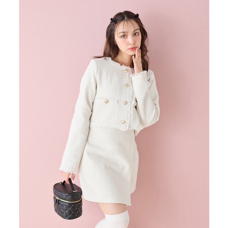 ツイードフリンジジャケット[品番：INGW0010564]｜INGNI （イング）の