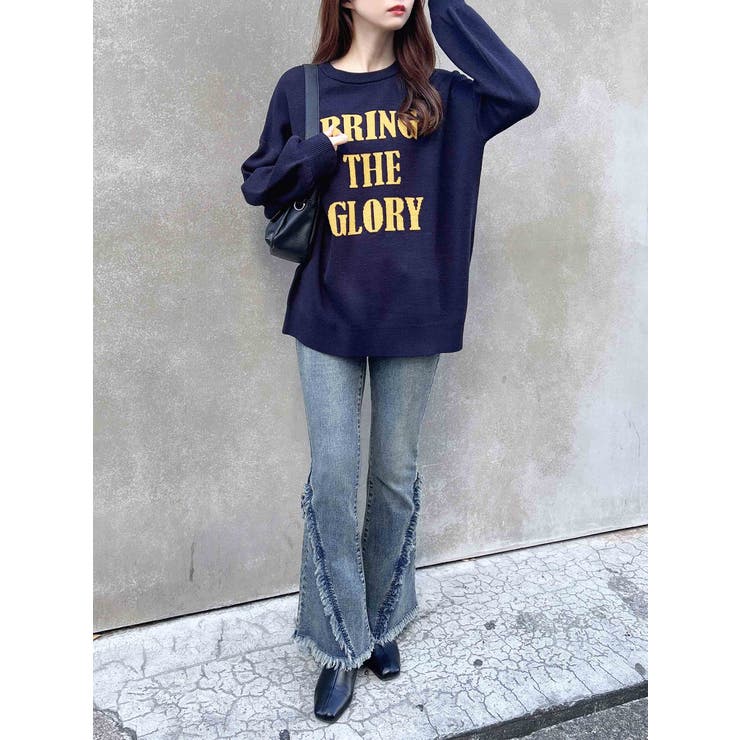 12G3段BIGロゴニット | INGNI  | 詳細画像19 