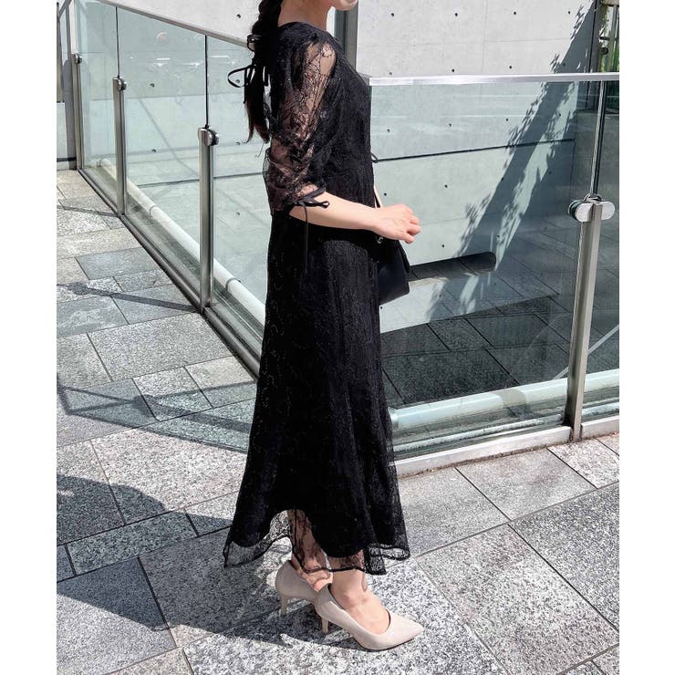 【WEB限定】スパンコールレースワンピース | INGNI  | 詳細画像14 