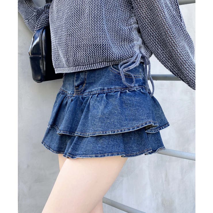 ベルト付デニムフリルミニスカパン | INGNI  | 詳細画像12 