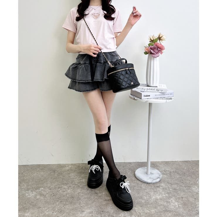 ハートレース抜きサイドギャザーT | INGNI  | 詳細画像14 