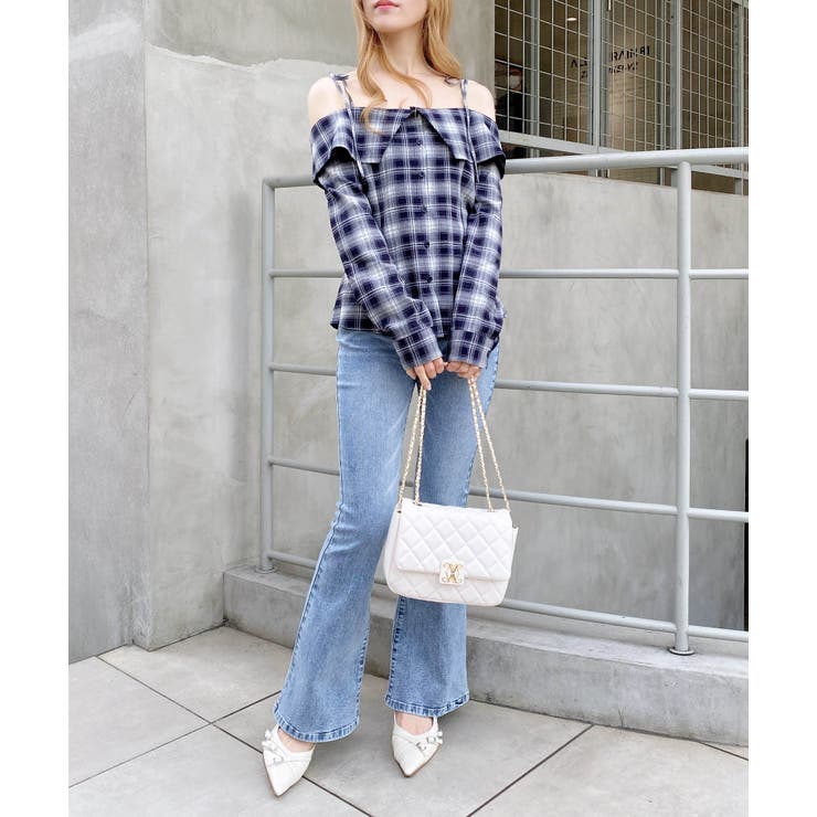 オフショルチェックシャツ | INGNI  | 詳細画像18 