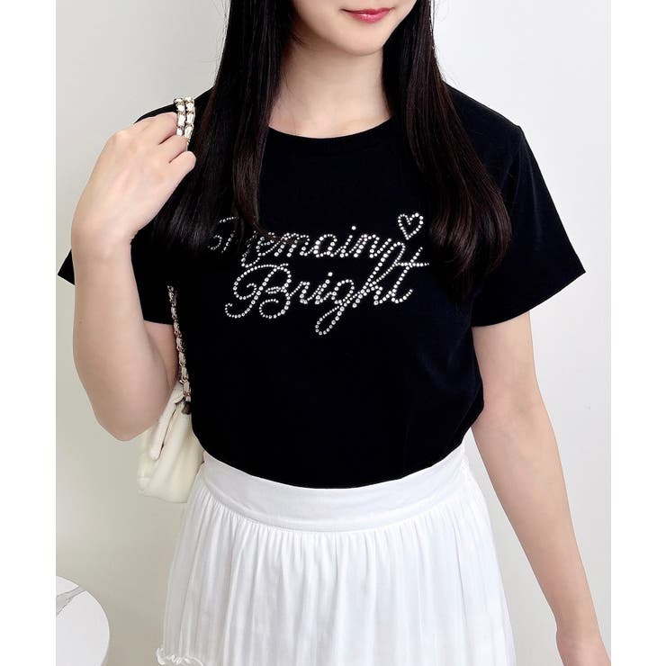 ラインストーンロゴT[品番：INGW0010788]｜INGNI （イング）の