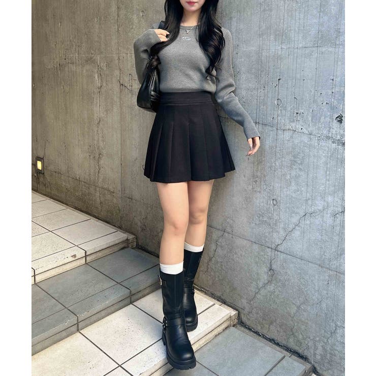 12Gメタルプリントリブニット | INGNI  | 詳細画像12 