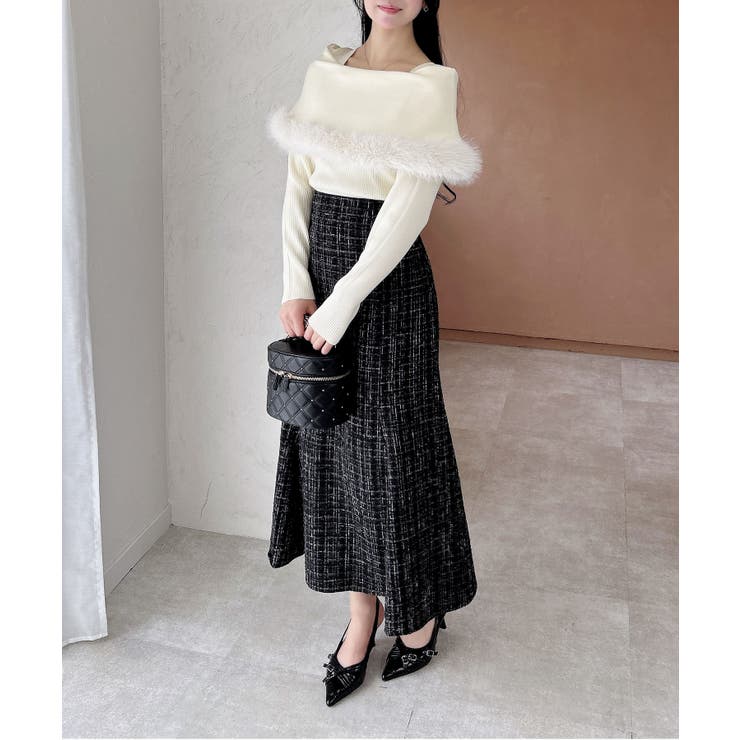 12Gファー付ケープニット | INGNI  | 詳細画像6 