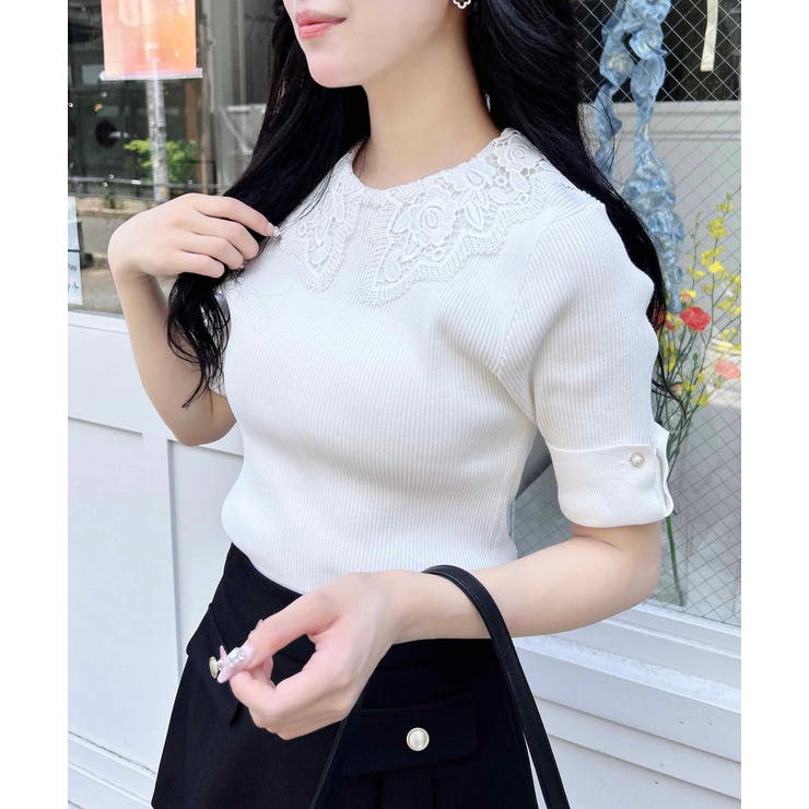 レース衿ニット | INGNI  | 詳細画像12 