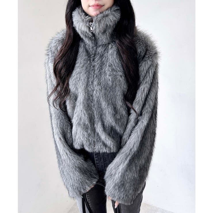 スタンドカラーエコファーコート | INGNI  | 詳細画像18 