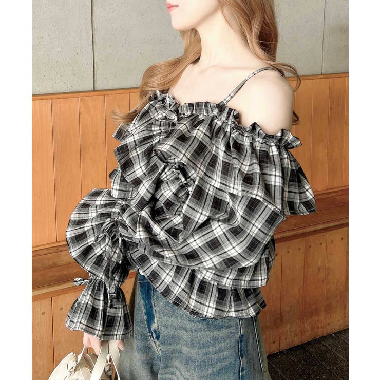 クロスフリルオフショルブラウス | INGNI  | 詳細画像11 