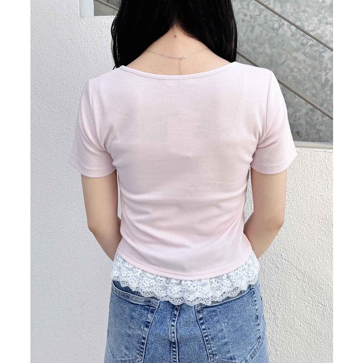 レイヤード前リボンリブTOPs | INGNI  | 詳細画像18 